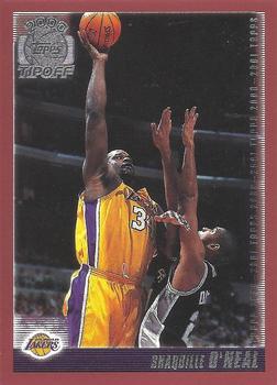 2000-01 Topps Tipoff #10 Shaquille O'Neal Front