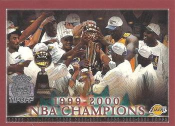 2000-01 Topps Tipoff #140 1999-2000 NBA Champions Front