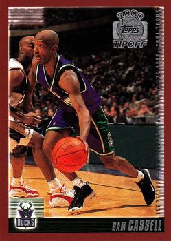 2000-01 Topps Tipoff #9 Sam Cassell Front