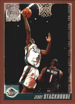 2000-01 Topps Tipoff #12 Jerry Stackhouse Front