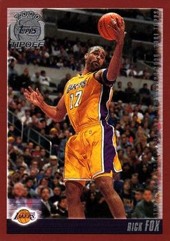 2000-01 Topps Tipoff #13 Rick Fox Front