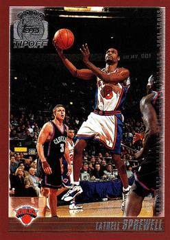 2000-01 Topps Tipoff #18 Latrell Sprewell Front