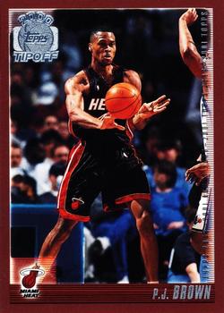 2000-01 Topps Tipoff #32 P.J. Brown Front