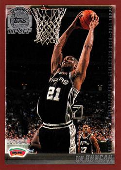 2000-01 Topps Tipoff #60 Tim Duncan Front