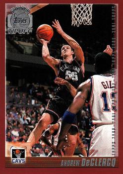 2000-01 Topps Tipoff #96 Andrew DeClercq Front