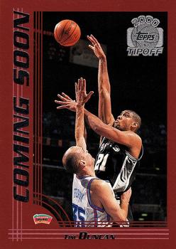 2000-01 Topps Tipoff #155 Tim Duncan Front
