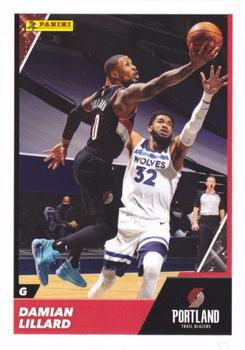 2021-22 Panini NBA Sticker & Card Collection - Cards #20 Damian Lillard Front