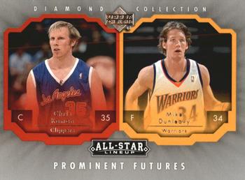 2004-05 Upper Deck All-Star Lineup - Prominent Futures #PF-KD Chris Kaman / Mike Dunleavy Jr. Front