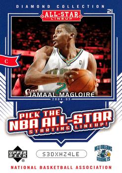 2004-05 Upper Deck All-Star Lineup - Pick the NBA All-Star Starting Lineup! #AS35 Jamaal Magloire Front