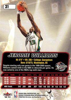 2000-01 Ultra #31 Jerome Williams Back
