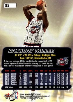 2000-01 Ultra #85 Anthony Miller Back
