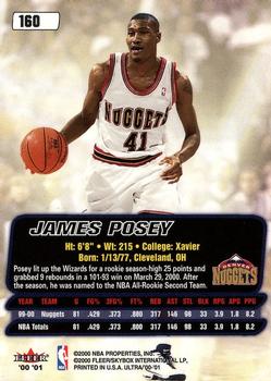 2000-01 Ultra #160 James Posey Back