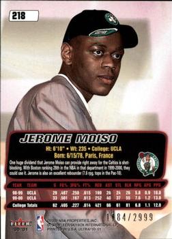 2000-01 Ultra #218 Jerome Moiso Back