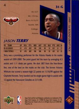 2000-01 Upper Deck #4 Jason Terry Back