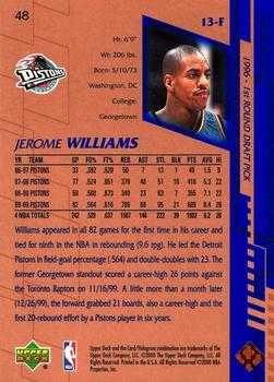 2000-01 Upper Deck #48 Jerome Williams Back
