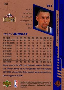 2000-01 Upper Deck #184 Tracy Murray Back