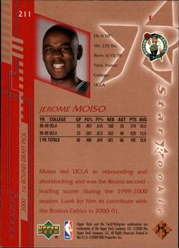 2000-01 Upper Deck #211 Jerome Moiso Back