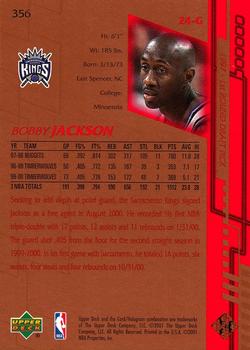 2000-01 Upper Deck #356 Bobby Jackson Back