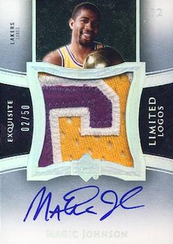 2004-05 Upper Deck Exquisite Collection - Limited Logos #LL-MA Magic Johnson Front