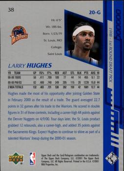 2000-01 Upper Deck Encore #38 Larry Hughes Back