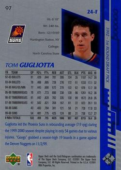 2000-01 Upper Deck Encore #97 Tom Gugliotta Back