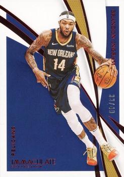 2020-21 Panini Immaculate Collection - Red #96 Brandon Ingram Front