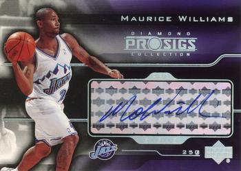 2004-05 Upper Deck Pro Sigs - Pro Signs #PS-MW Maurice Williams Front