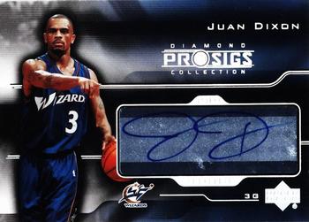 2004-05 Upper Deck Pro Sigs - Pro Signs #PS-JD Juan Dixon Front