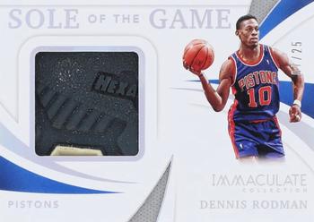 2020-21 Panini Immaculate Collection - Sole of the Game #SG-DRM Dennis Rodman Front