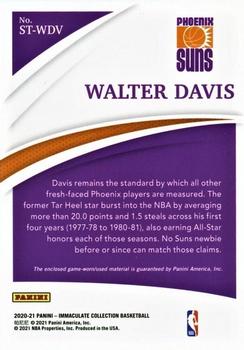 2020-21 Panini Immaculate Collection - The Standard #ST-WDV Walter Davis Back