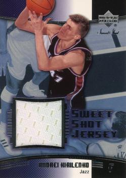 2004-05 Upper Deck Sweet Shot - Sweet Shot Jersey #SSJ-AK Andrei Kirilenko Front