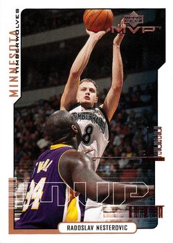 2000-01 Upper Deck MVP #102 Radoslav Nesterovic Front