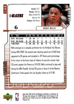 2000-01 Upper Deck MVP #142 Bonzi Wells Back