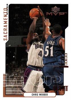 2000-01 Upper Deck MVP #145 Chris Webber Front