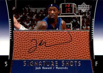 2004-05 Upper Deck Sweet Shot - Signature Shots #SS-JH Josh Howard Front