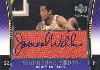 2004-05 Upper Deck Sweet Shot - Signature Shots #SS-JW Jamaal Wilkes Front