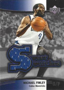2004-05 Upper Deck Sweet Shot - Sweet Swatches #SW-MF Michael Finley Front