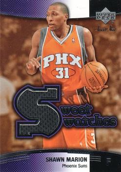 2004-05 Upper Deck Sweet Shot - Sweet Swatches #SW-SH Shawn Marion Front
