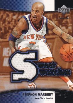 2004-05 Upper Deck Sweet Shot - Sweet Swatches #SW-SM Stephon Marbury Front