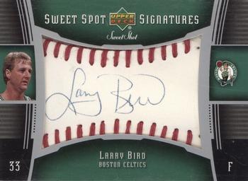 2004-05 Upper Deck Sweet Shot - Sweet Spot Signatures #SSS-LB Larry Bird Front