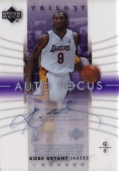 2004-05 Upper Deck Trilogy - Auto Focus #AF-KB Kobe Bryant Front