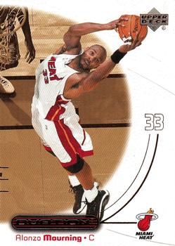 2000-01 Upper Deck Ovation #27 Alonzo Mourning Front