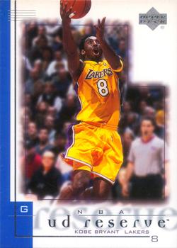 2000-01 UD Reserve #38 Kobe Bryant Front