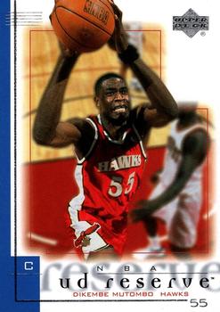 2000-01 UD Reserve #1 Dikembe Mutombo Front