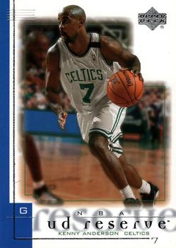 2000-01 UD Reserve #6 Kenny Anderson Front