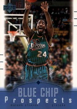 2000-01 UD Reserve #104 Mateen Cleaves Front