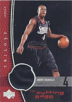 2004-05 Upper Deck Trilogy - The Cutting Edge #CE-AN Andre Iguodala Front