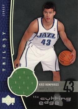 2004-05 Upper Deck Trilogy - The Cutting Edge #CE-KH Kris Humphries Front
