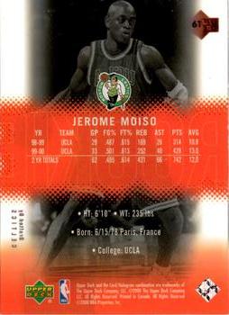 2000-01 Upper Deck Slam #61 Jerome Moiso Back