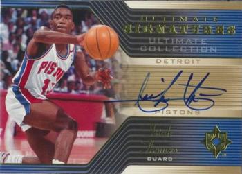 2004-05 Upper Deck Ultimate Collection - Signatures #US-IT Isiah Thomas Front